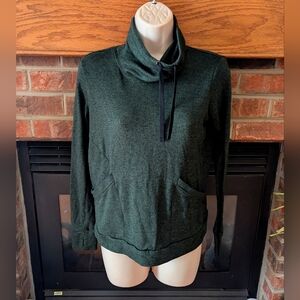 Old Navy ActiveDark Green Cowl Neck Pullover Women's Size XS